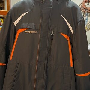 ZeroXposur Men's Charcoal and Tangerine Jacket